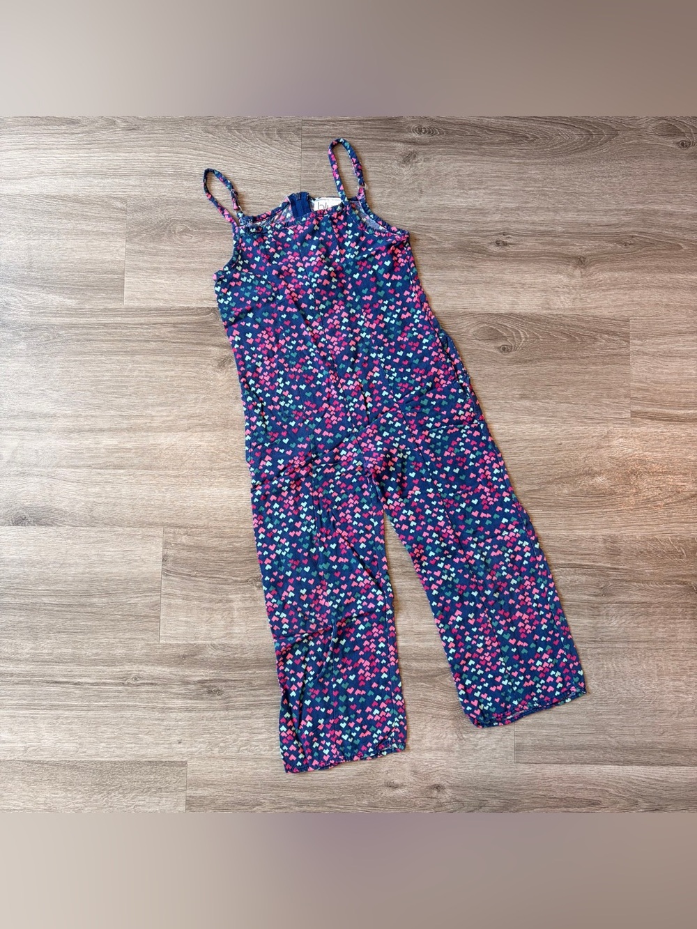 Blush by Us Angels little girls heart print jumpsuit